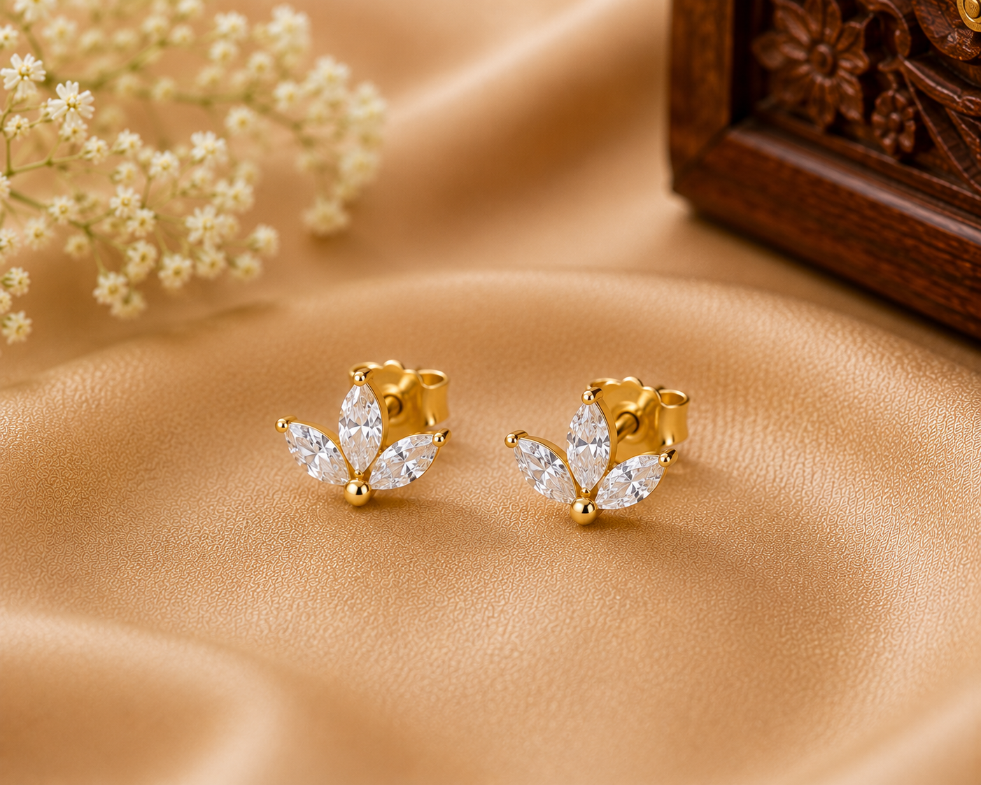Chandbali Gold Earrings